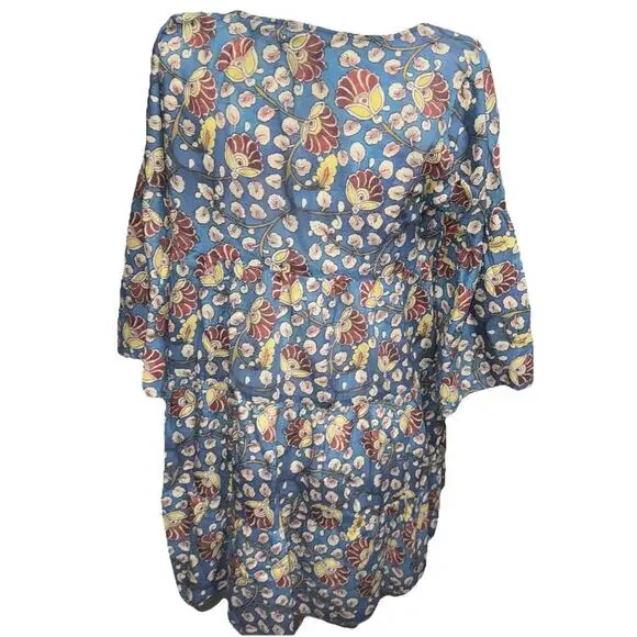 NWT WOMENS NATURAL LIFE FLORAL FARMHOUSE DRESS MEDIUM (U16) - Picture 4 of 5